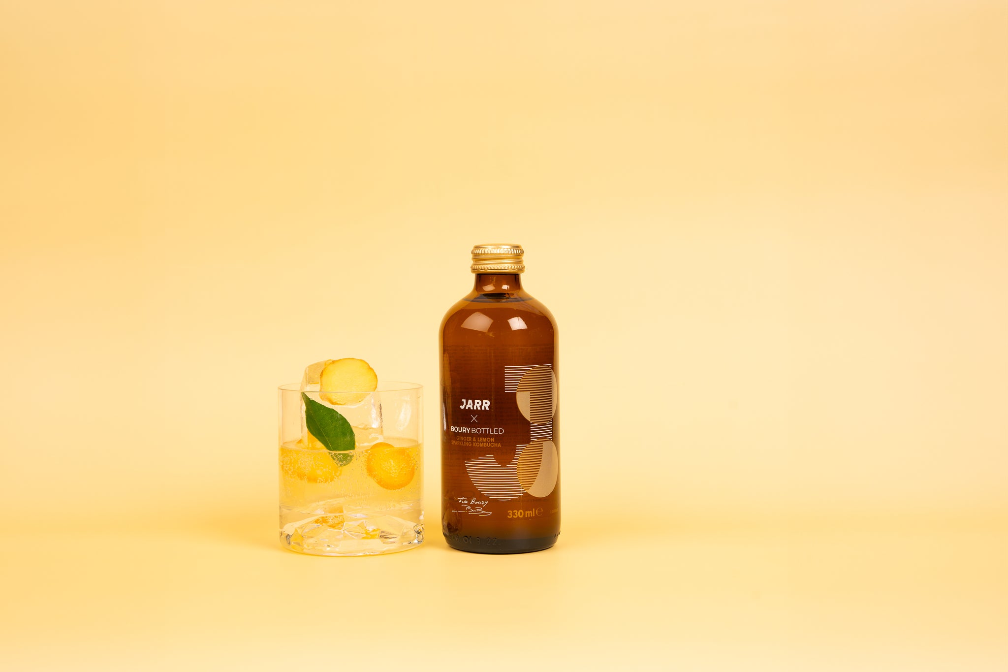 KOMBUCHA GINGER LIME JARR X BOURY BOTTLED (PER 4) Boury Boutique